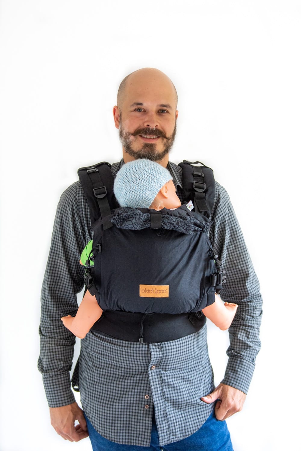 Mochila Evolutiva Baby Noche Print - Imagen 2