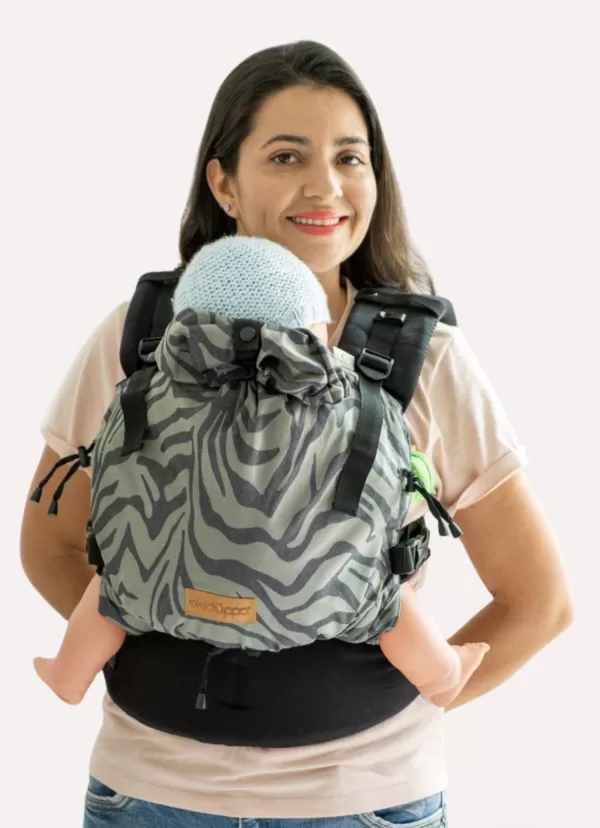mochila baby selva gris